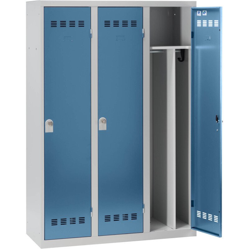 Vestiaire colonne Color monobloc industrie salissante
