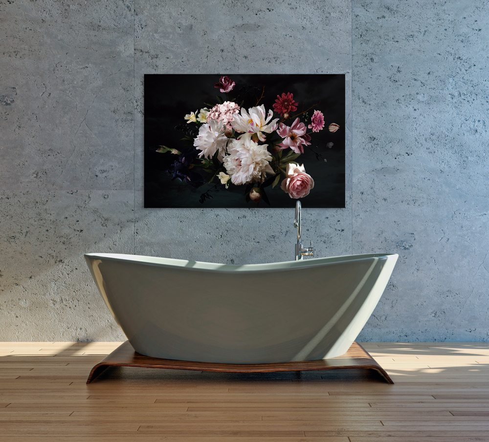 Akustikbild BLÜTENBOUQUET III 80x120cm, 7kg