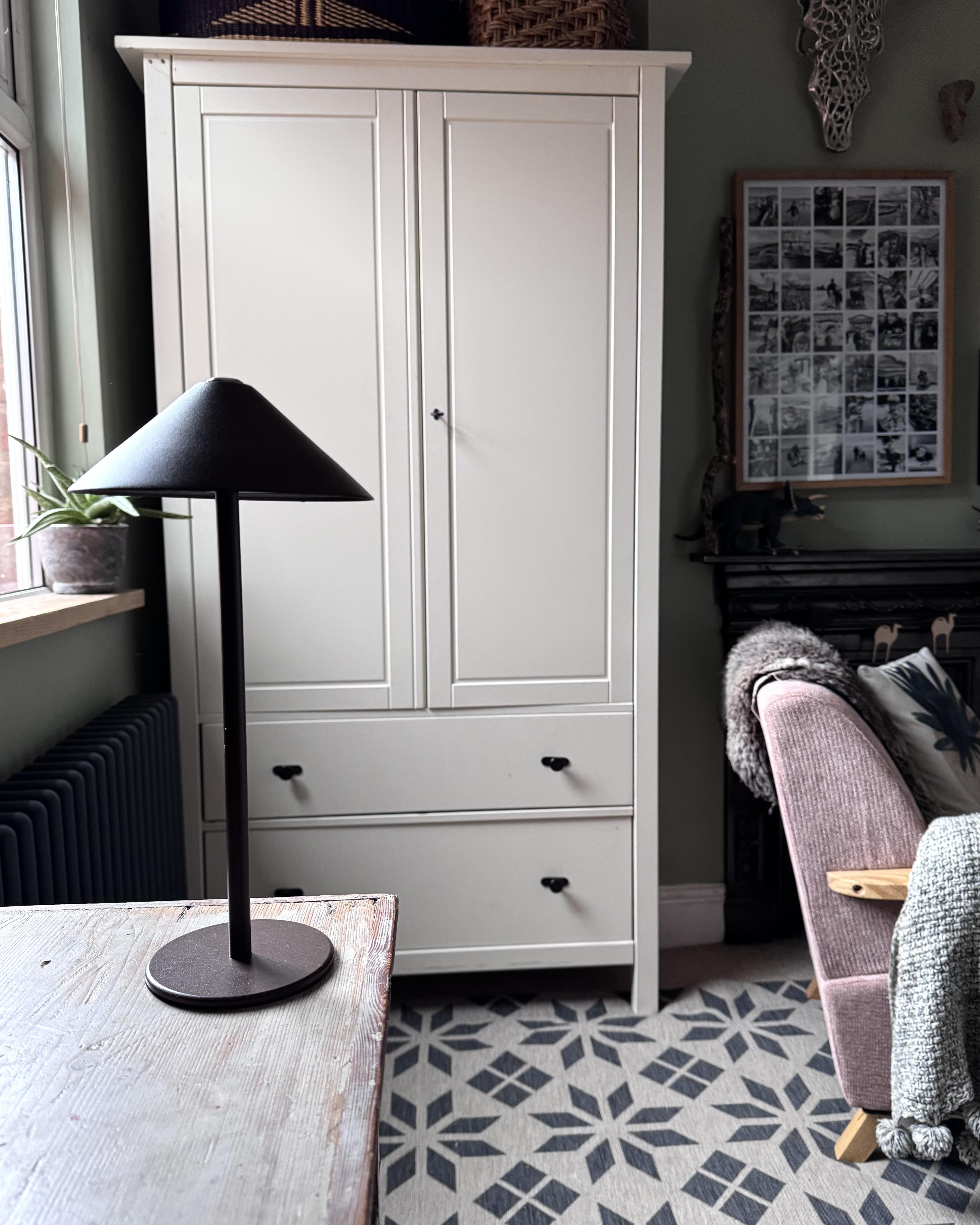 LED draadloze tafellamp FRANCOLI met dimmer Metaal Bruin