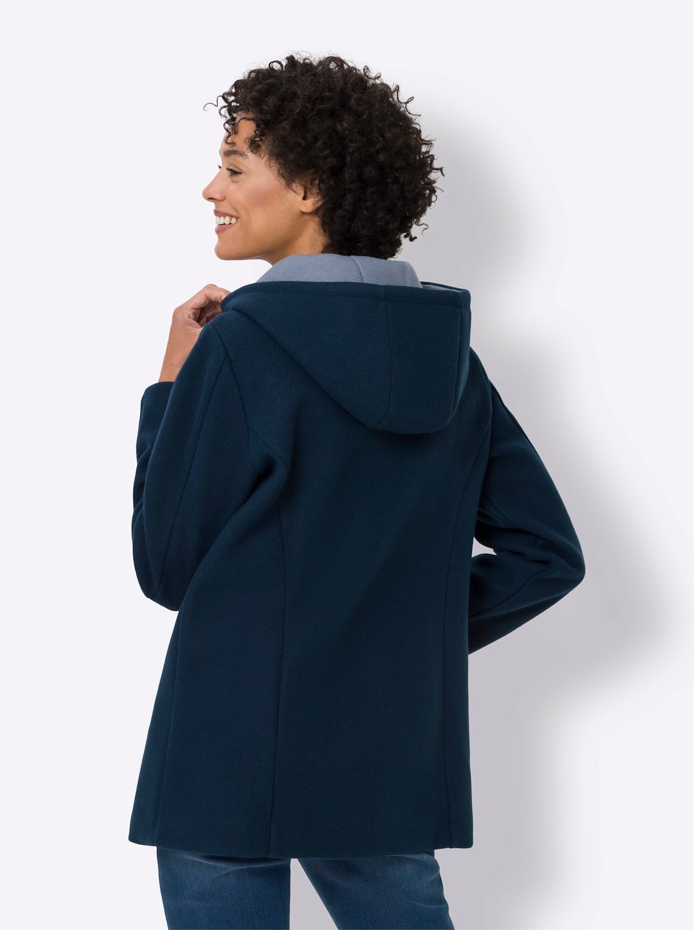 Classic Basics Langjacke mit Kapuze