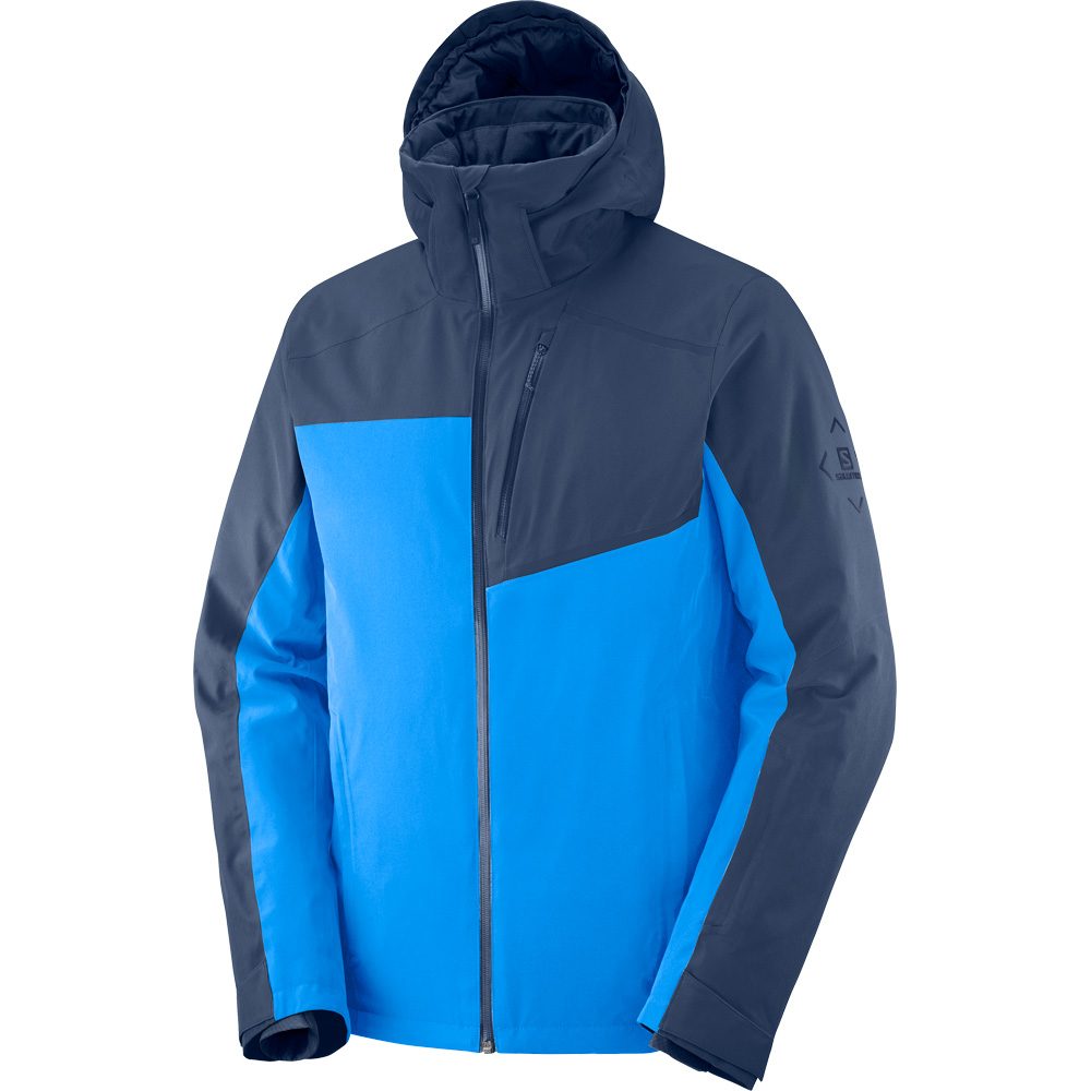 Salomon Strike Jacket Skijacke Herren indigo bunting