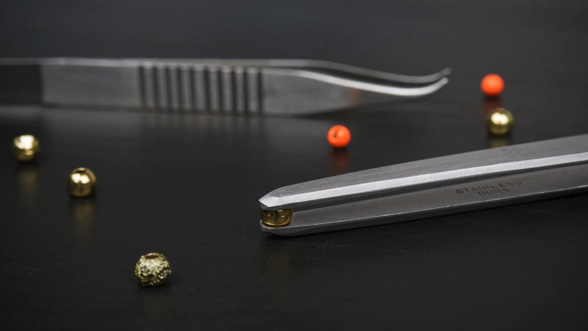 Gulff Flydressing Beadhead Tweezer Pinsett For Fluebindere