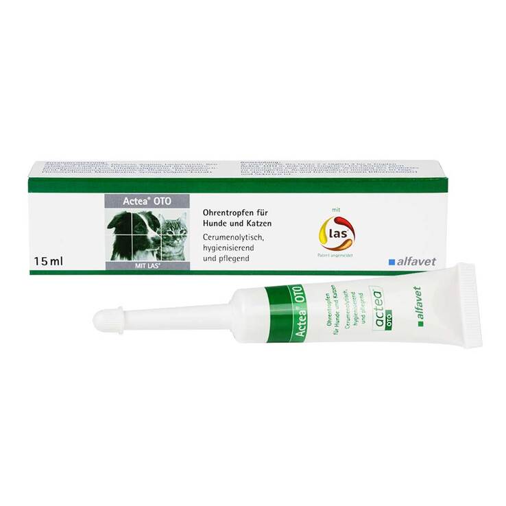 Actea Oto Ohrentropfen für Hunde und Katzen, 15 ml