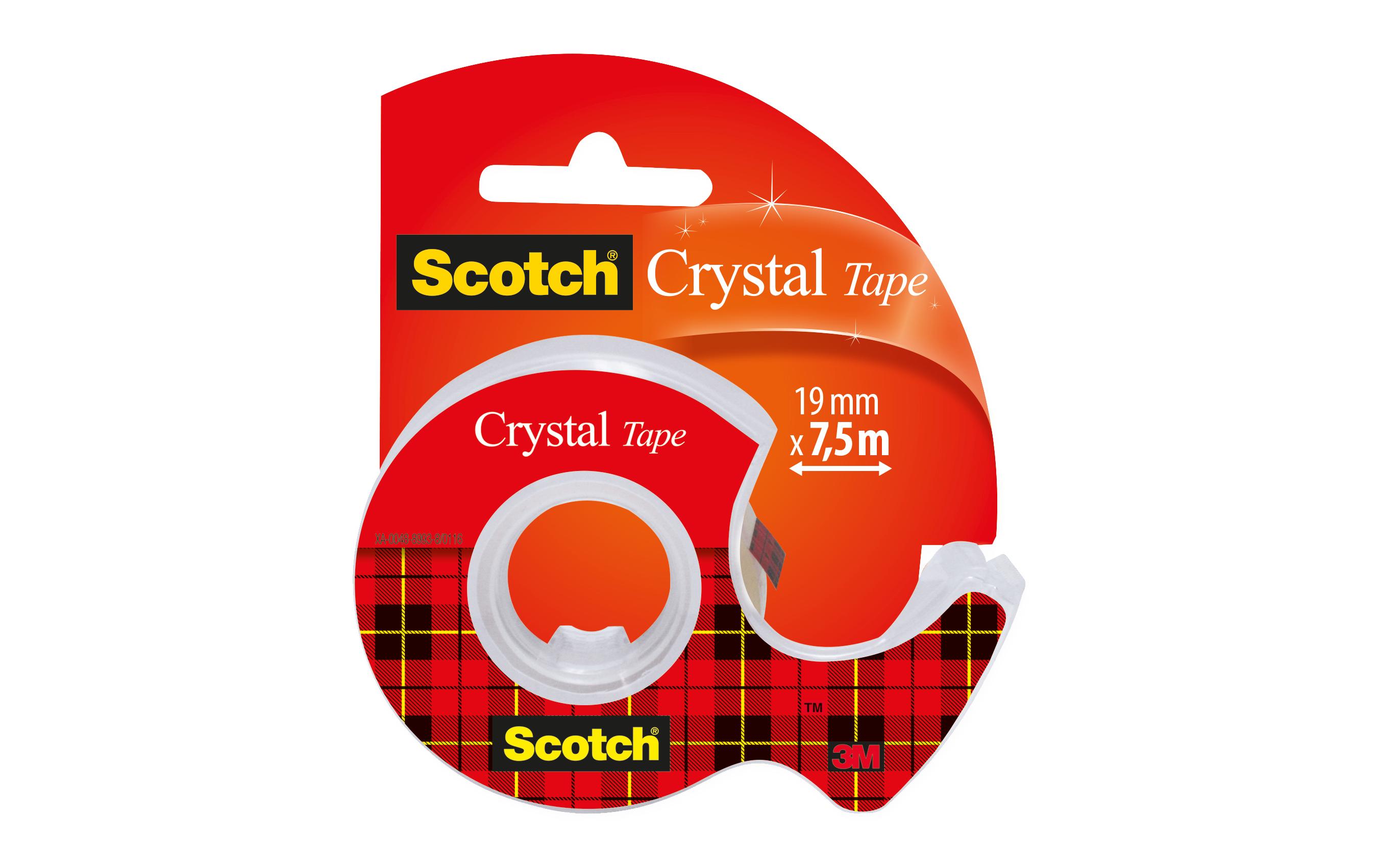 Handabroller Crystal 19 mm x 15 mKlebeband