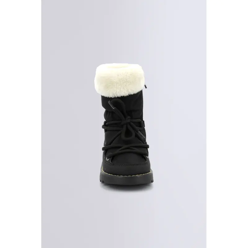 KICKNEOSNOW KID NOIR BOOTS Textile Fille