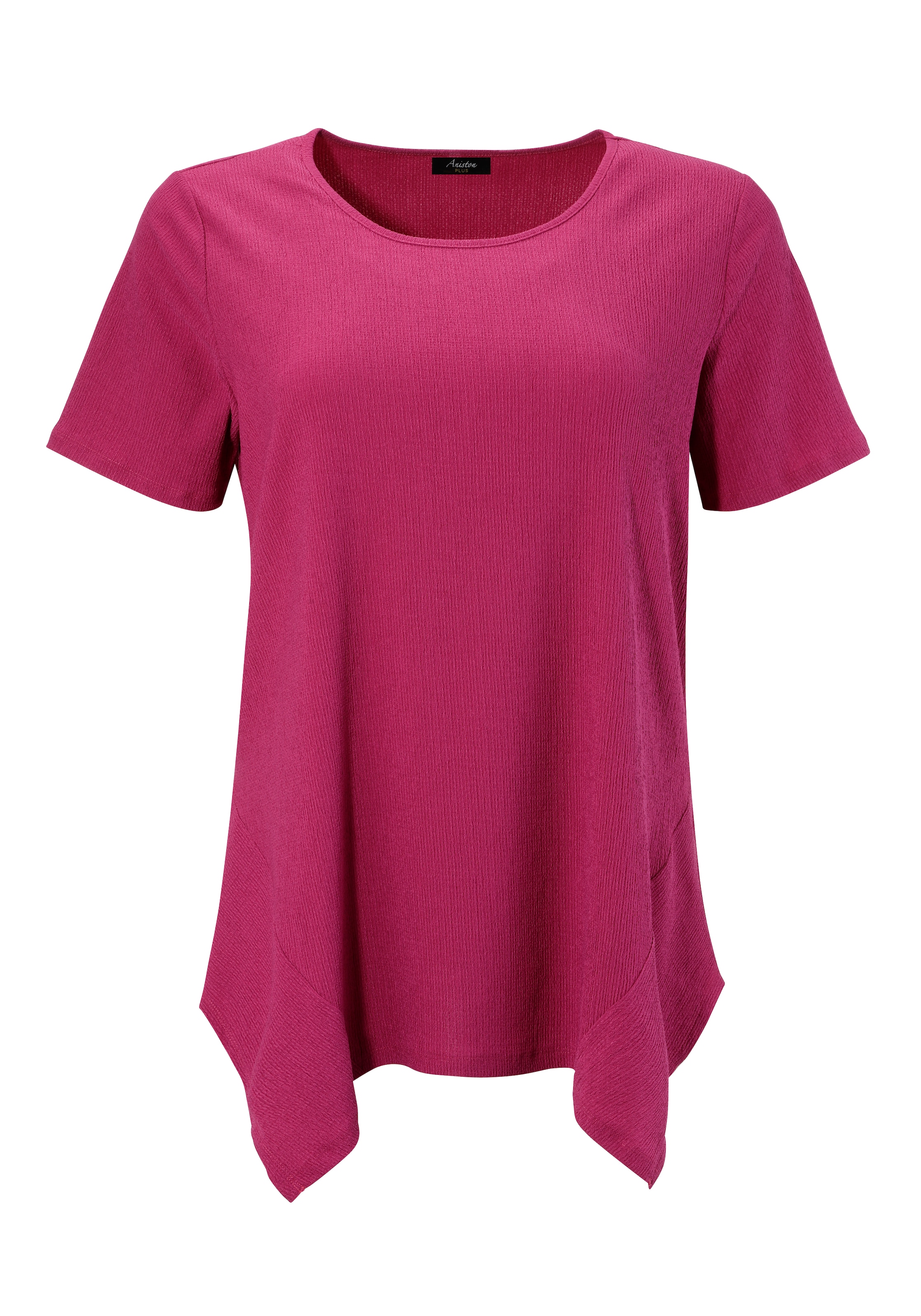 Aniston PLUS Blusenshirt , mit dezenter Streifenlook Struktur