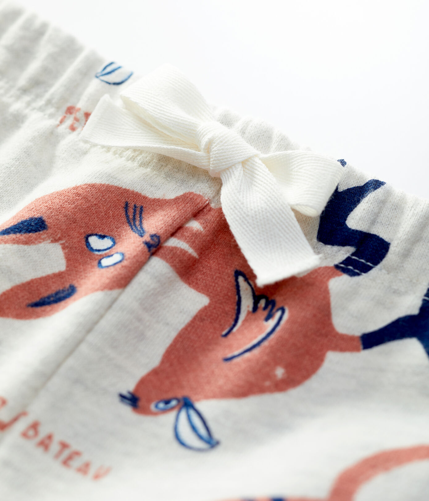 Pantalon imprimé animaux en molleton bébé
