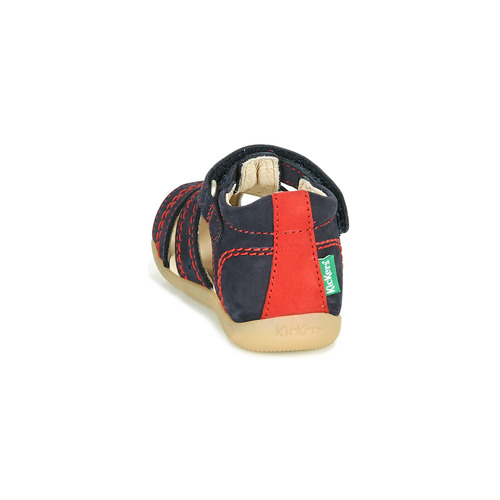 Kickers - BIGBAZAR-2 - Beige / Jaune / Marine