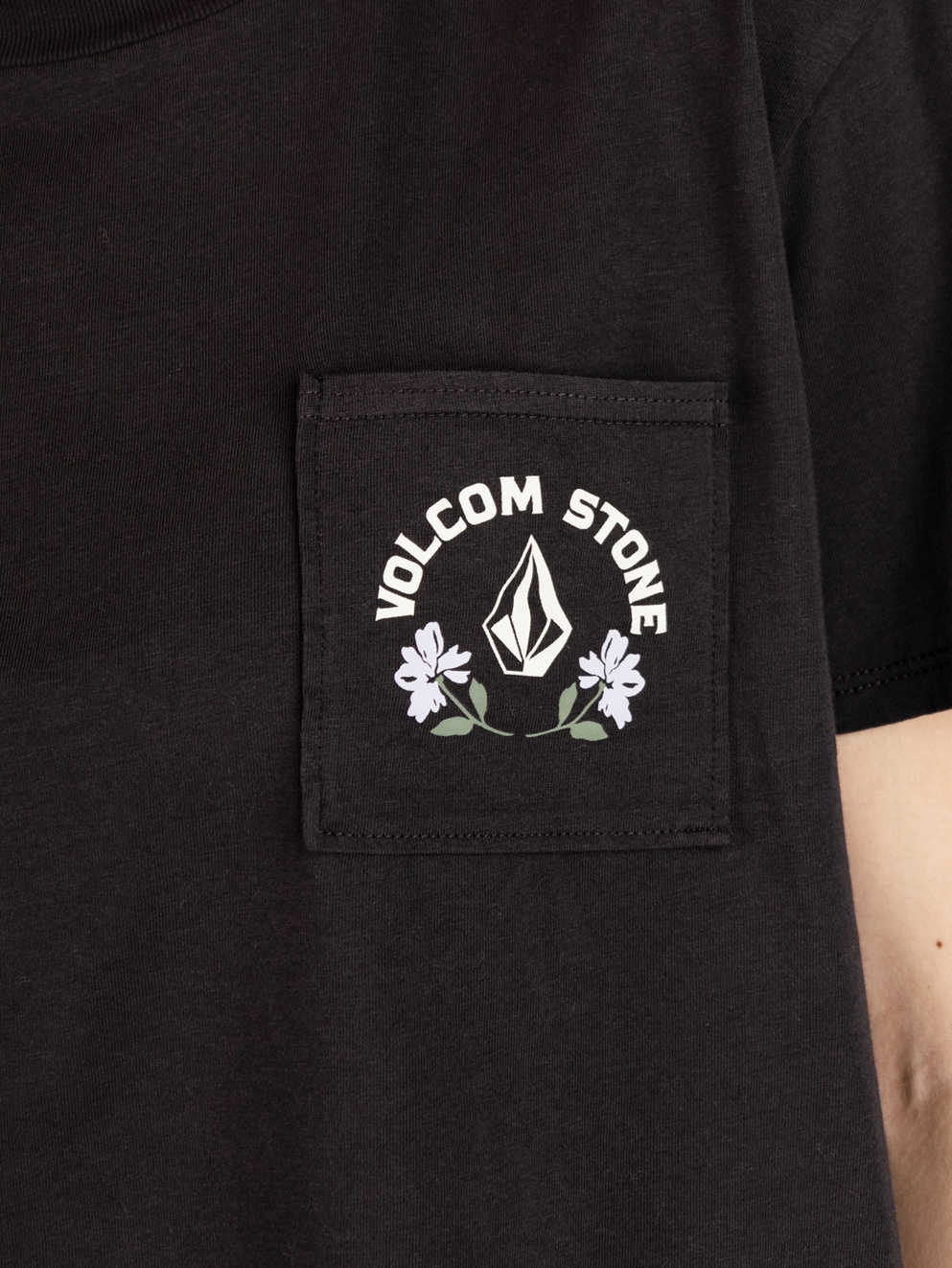 Volcom Pocket Dial T-Shirt vintage black