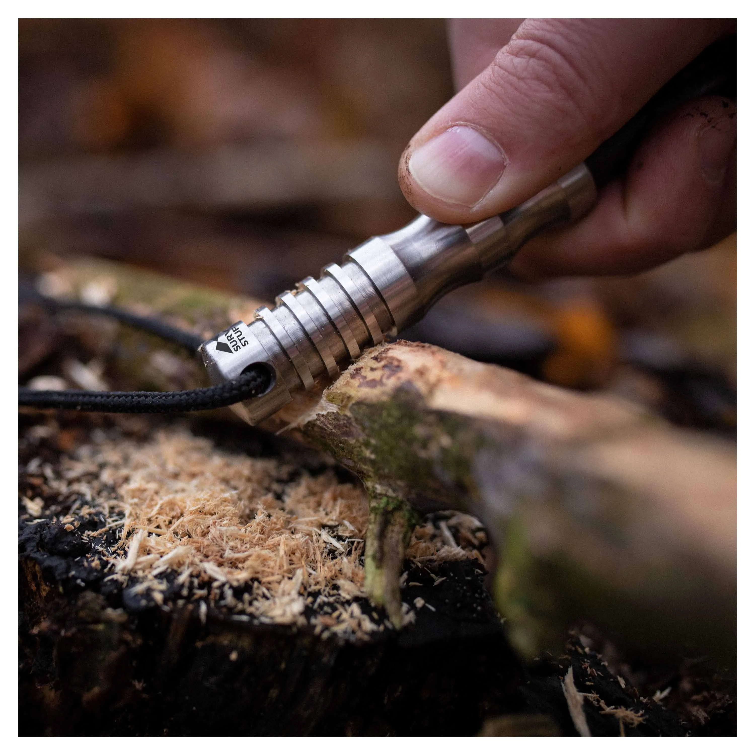 Survival Stuff -  Survival Stuff Feuerstahl Discovery schwarz silberfarben