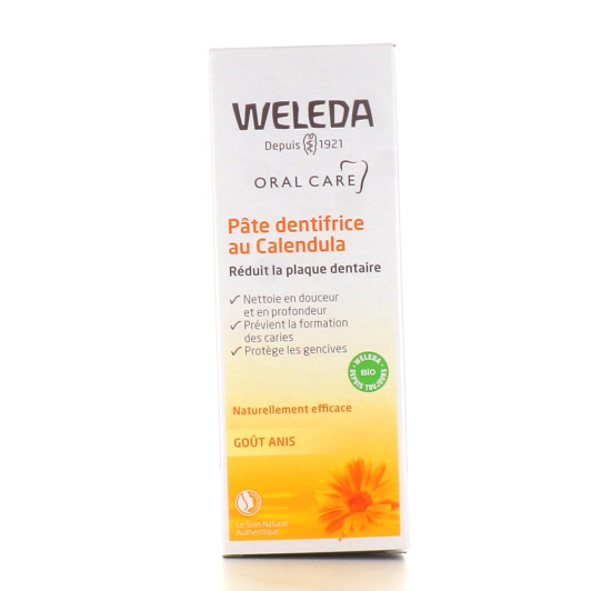Pâte dentifrice au Calendula Weleda