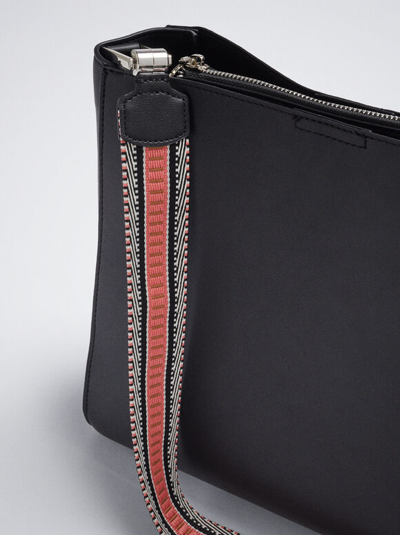 Bolsa de ombro para uso diário - Preta