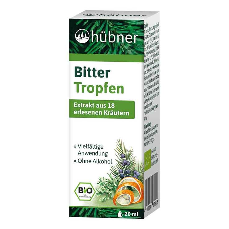 Hübner Bitter Tropfen Bio FR-Bio-01 Tropfen, 20 ml