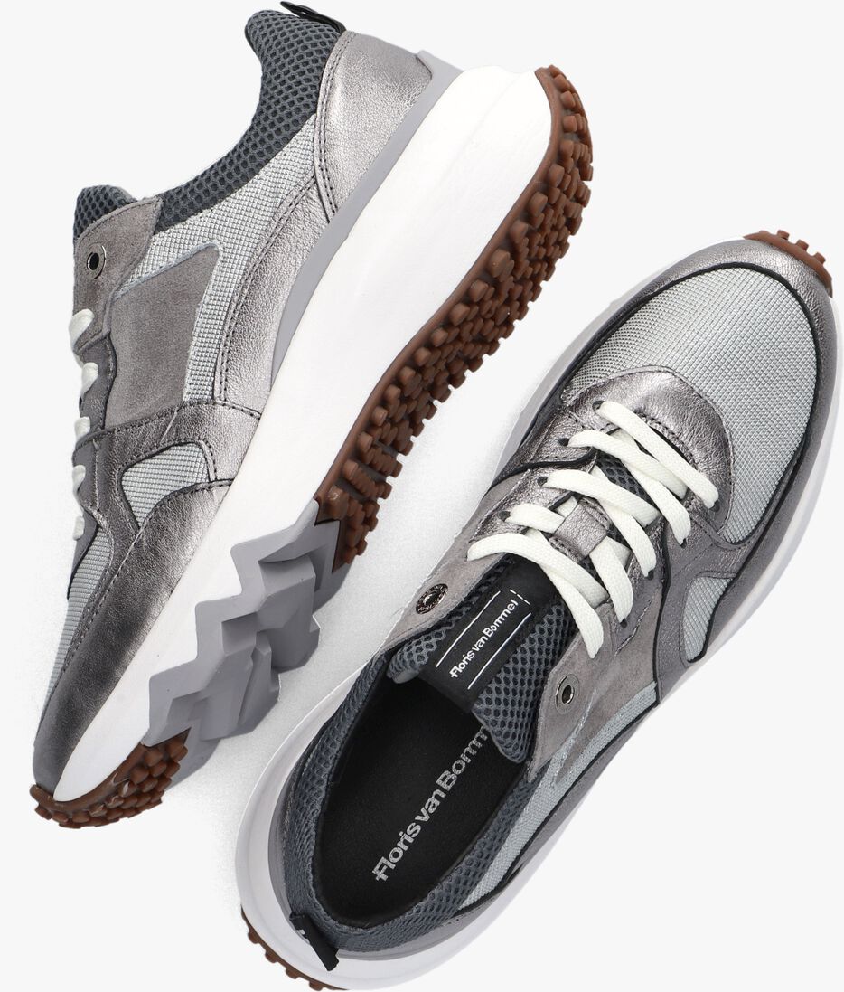 FLORIS VAN BOMMEL zilveren floris van bommel lage sneakers sfw-10111