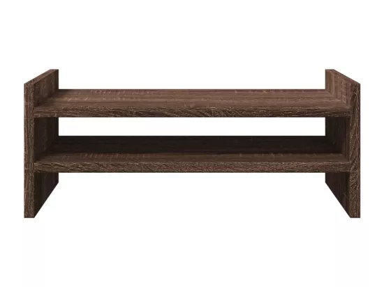 Support de moniteur chêne marron 50x27x20 cm bois d'ingénierie