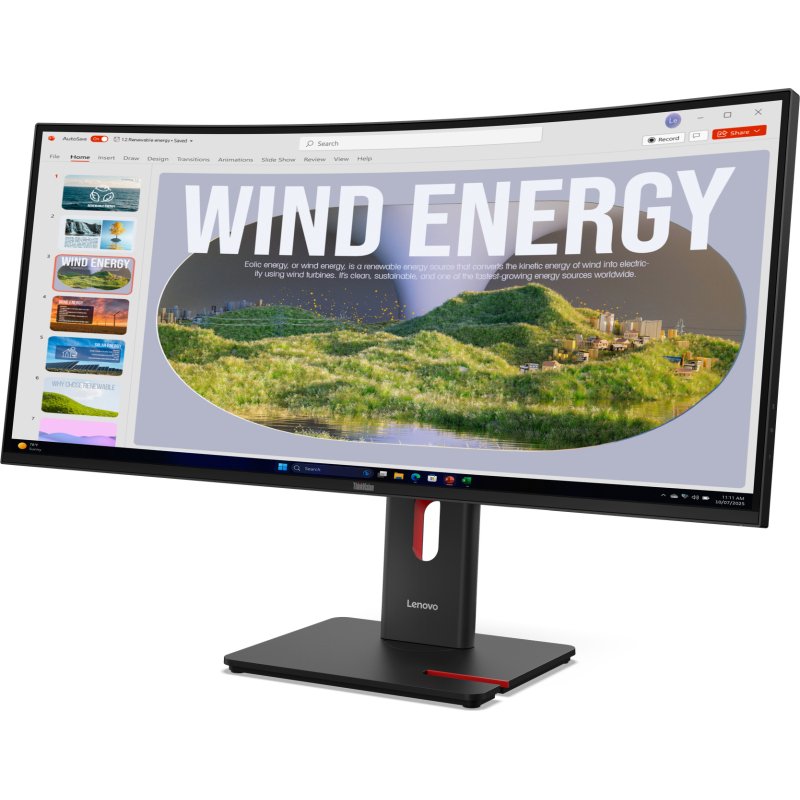 Lenovo ThinkVision T34WD-40 Moniteur