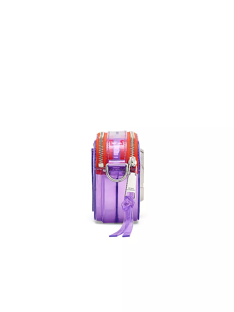 MARC JACOBS Ledertasche - Mini Bag THE SNAPSHOT  lila