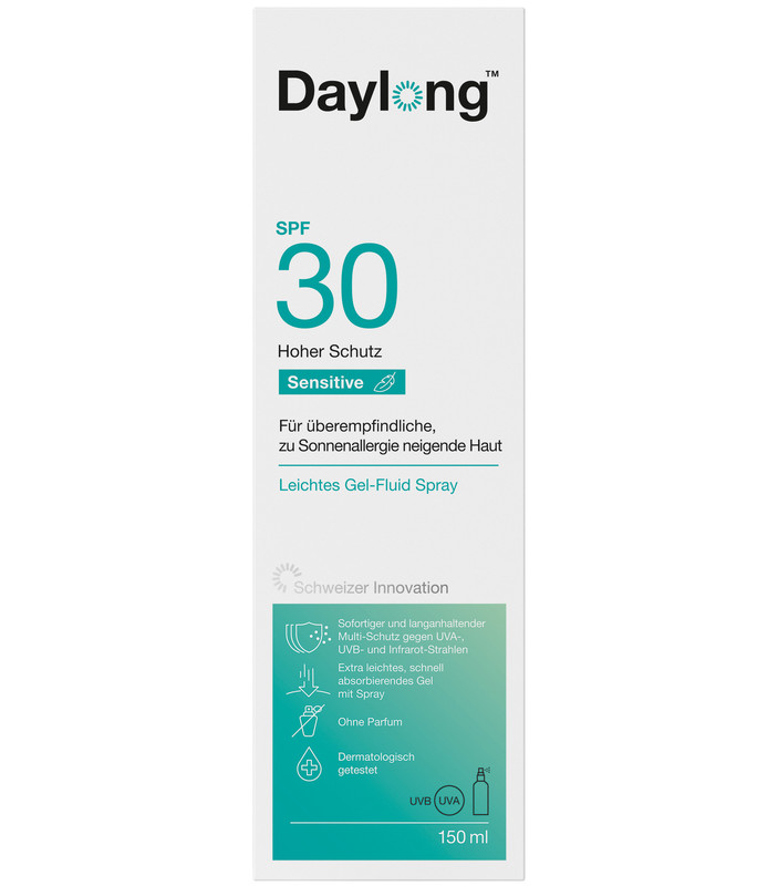 DAYLONG Sensitive Gel-Fluid Spray<br>150 ml, Spray, SPF30
