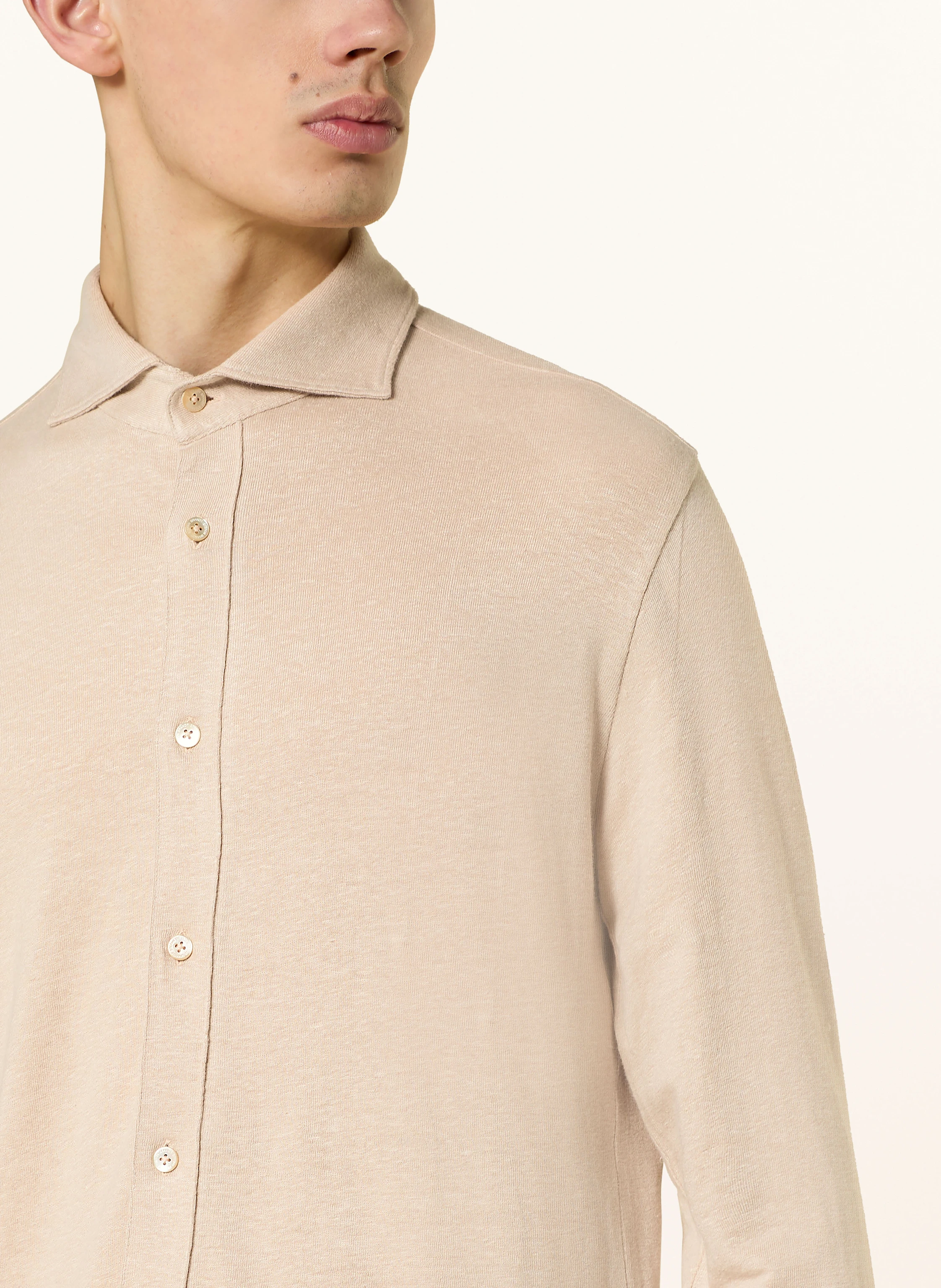 Stefan Brandt Leinenhemd Slim Fit