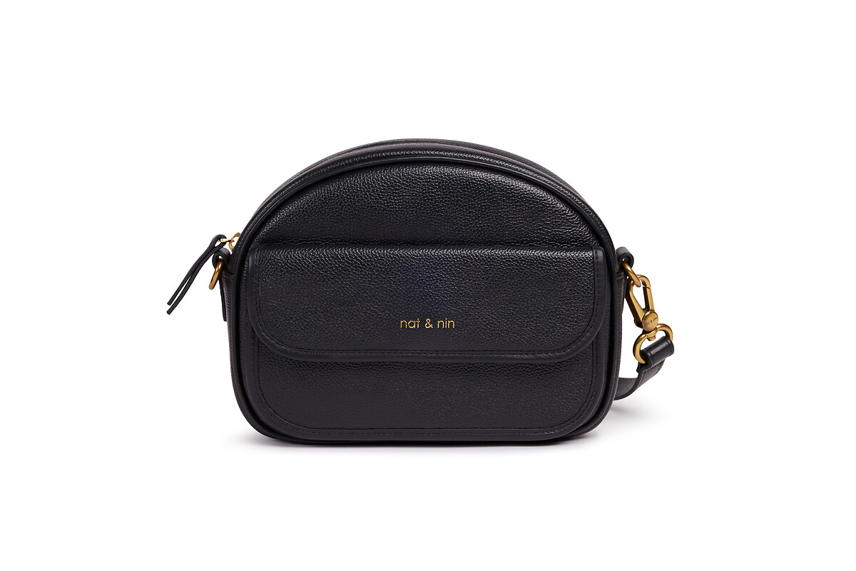 NAT & NIN<br>Bolsa de ombro de couro, JUDY