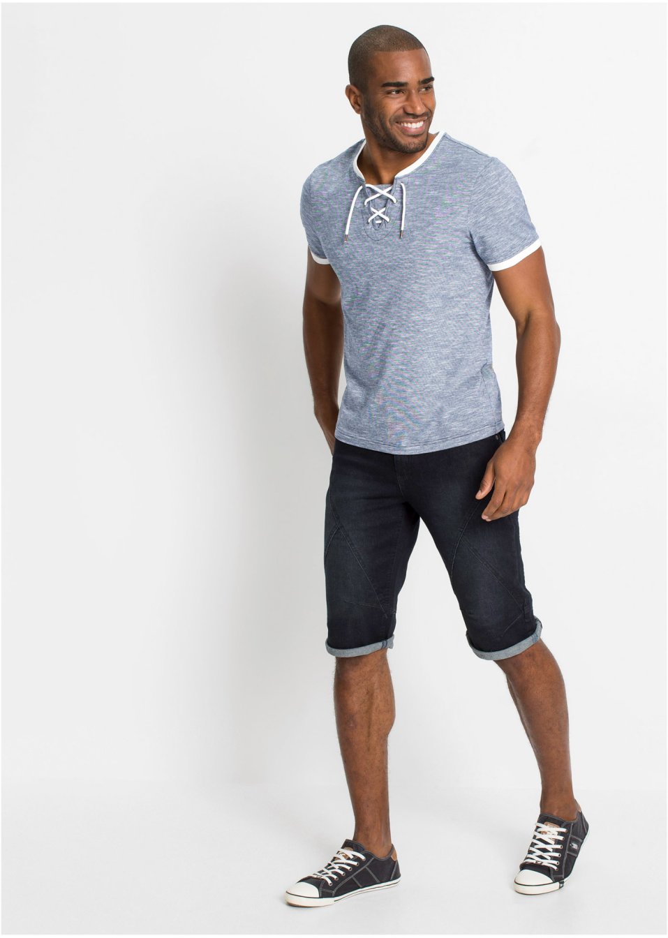 T-shirt avec laçage