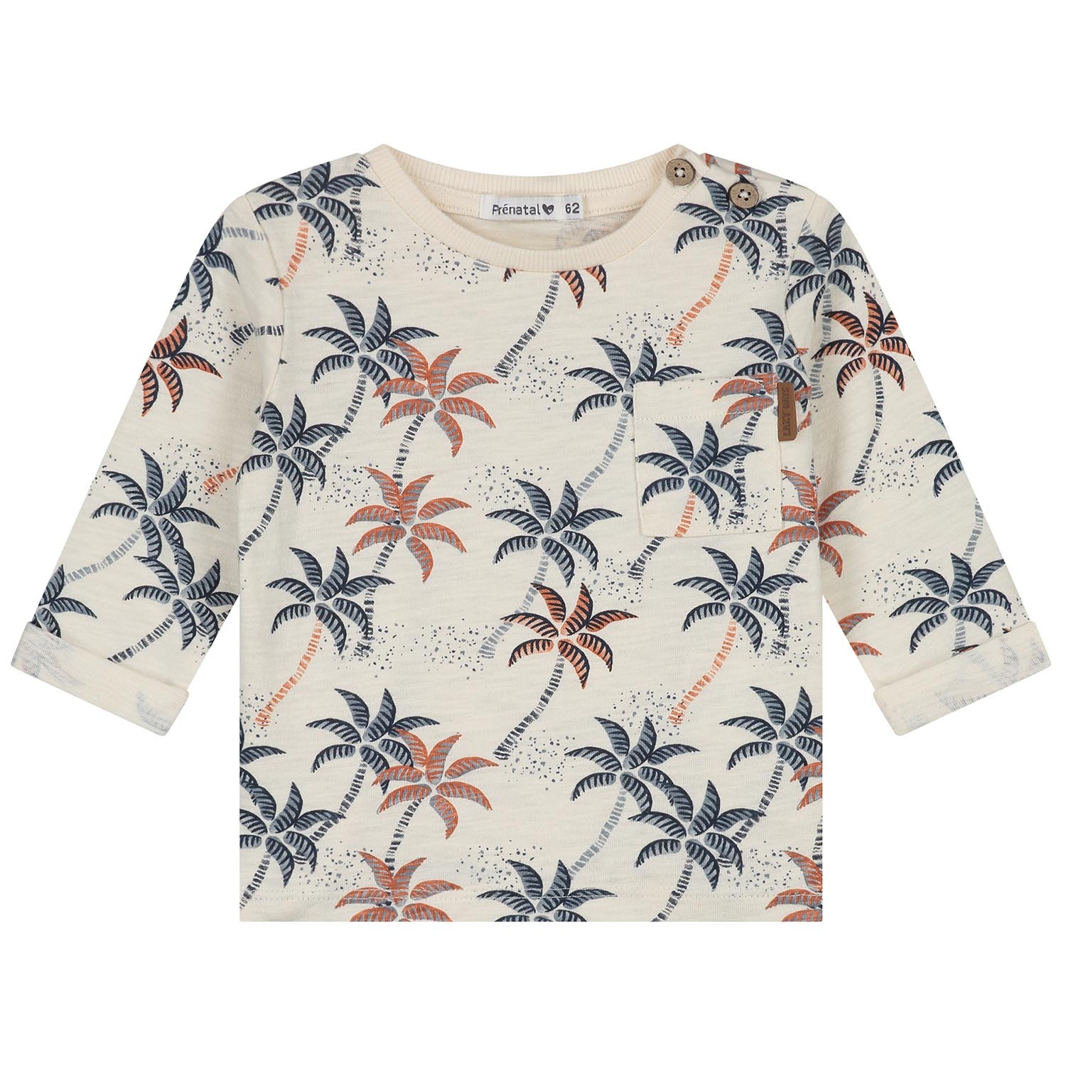 Prénatal baby shirt lange mouwen all over print multi