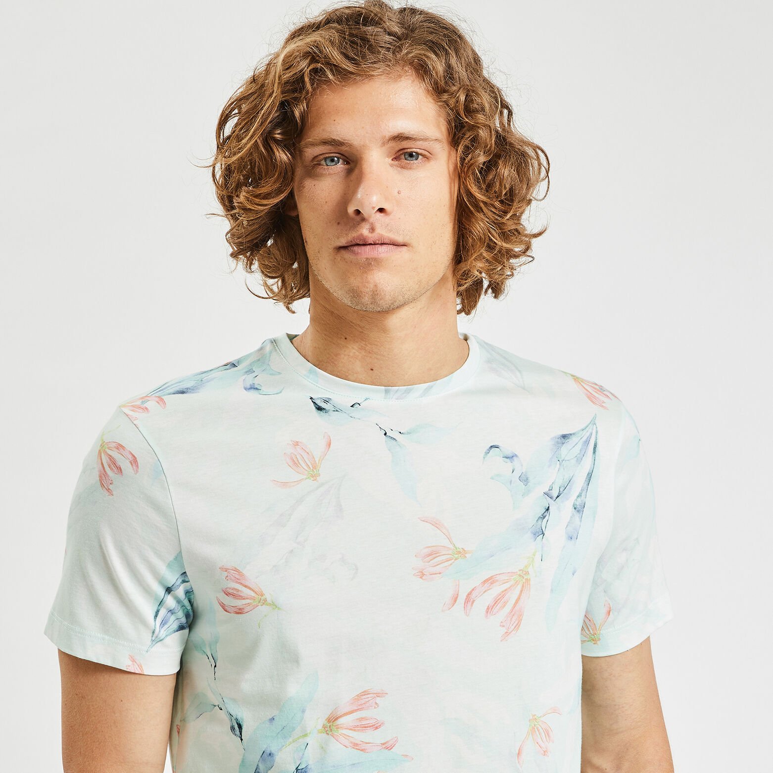 Tee shirt imprimé Vert clair