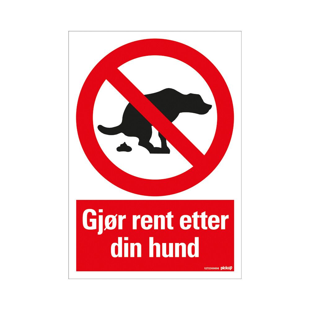 SKILT PICKUP COMBI GJØR RENT ETTER DIN HUND 33