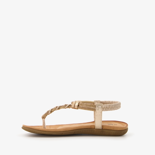 Blue Box dames sandalen goud