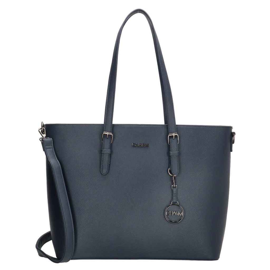 Charm London Birmingham Shopper 15,6 inch Blauw