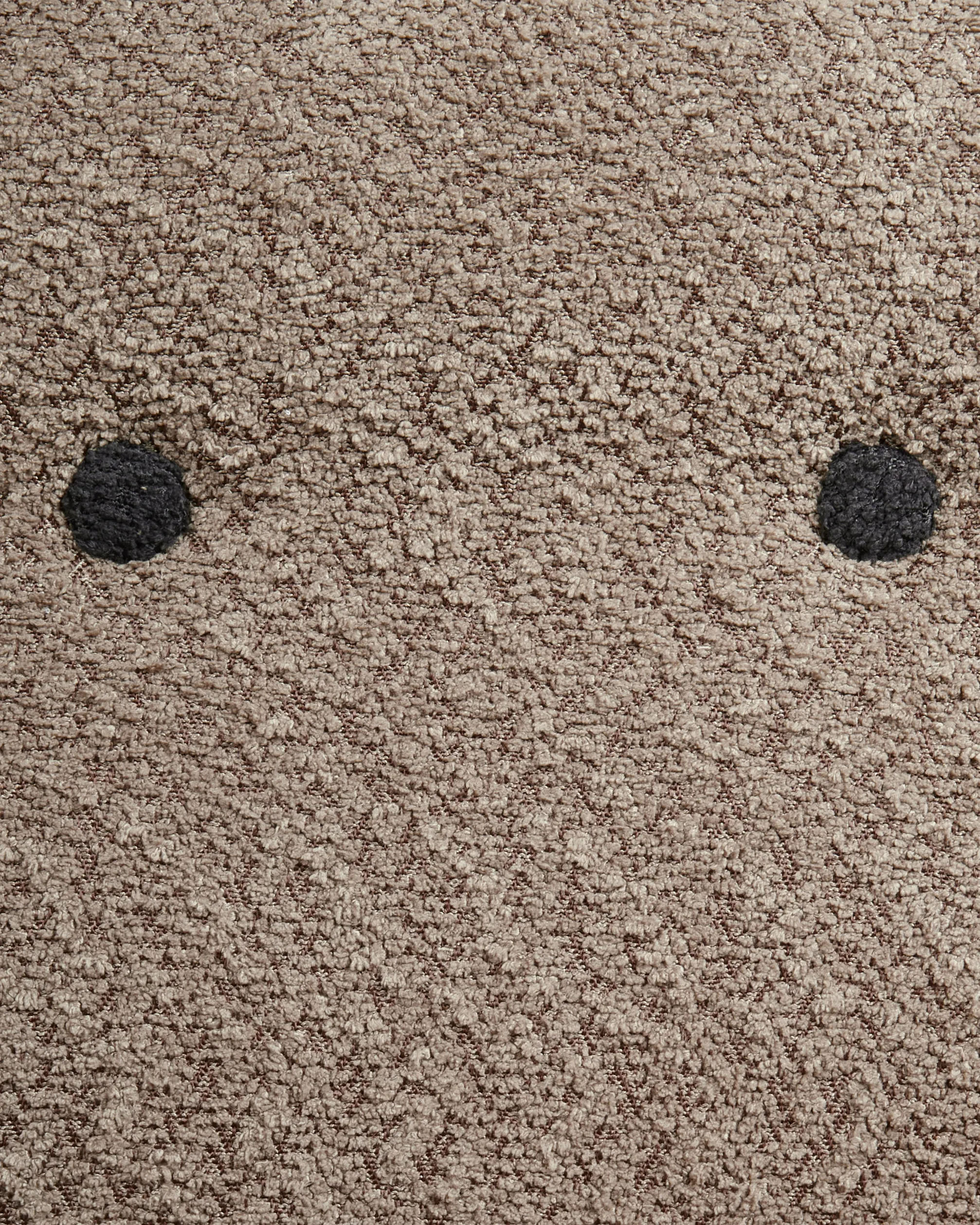 Kinderfauteuil Nijlpaard MARIBO Bouclé Bruin