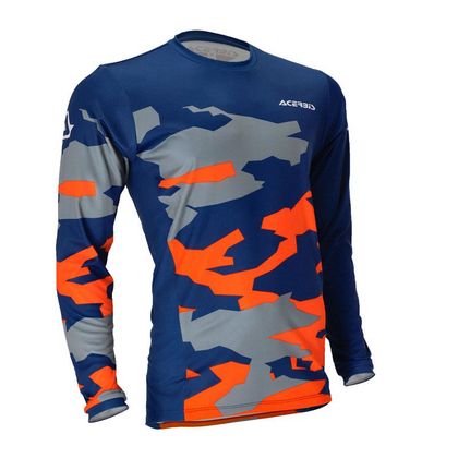 Maillot enduro Acerbis ENDURO X-DURO WINTER 2024 - Bleu / Orange