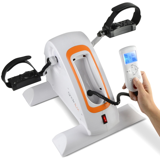 Exercitador de pernas elétrico com pedal, aparelho de ginástica passivo, controle remoto Gridinlux