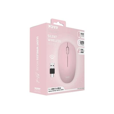 PORT Connect - Souris sans fil - rose