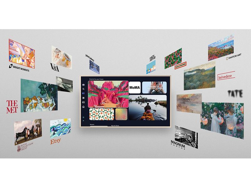 Samsung TV QE65LS03FW The Frame Pro 4K AI TV – LS03FW 65