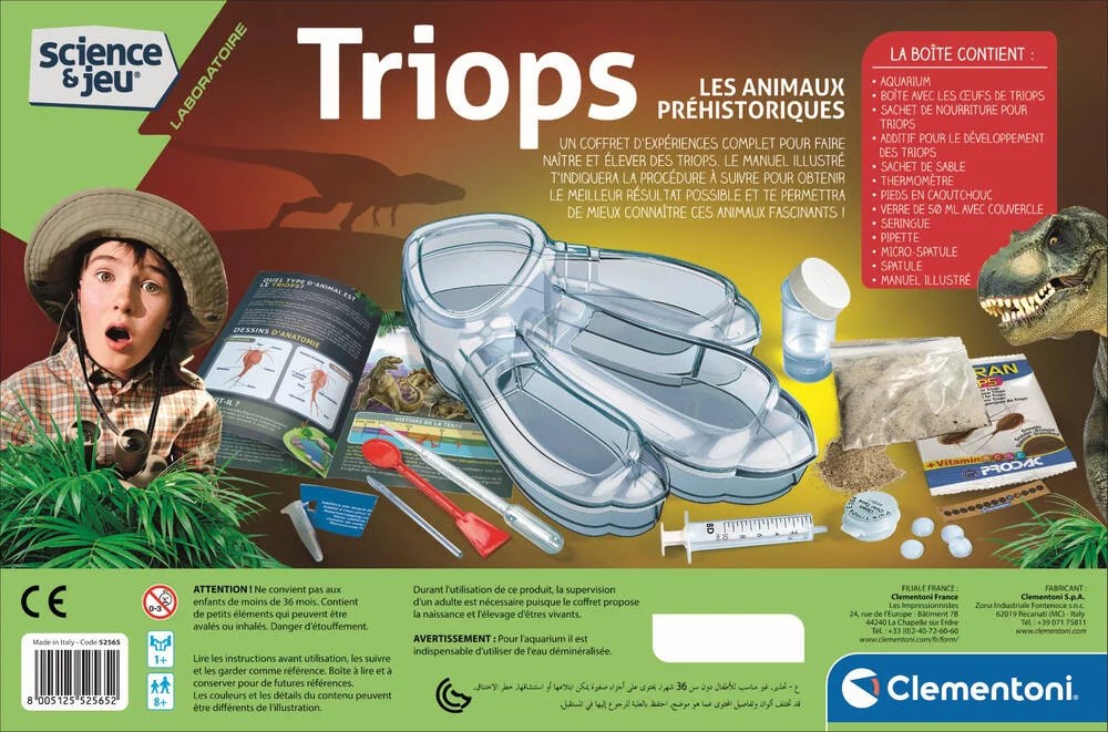 SCIENCE ET JEU - TRIOPS LES ANIMAUX PREHISTORIQUES