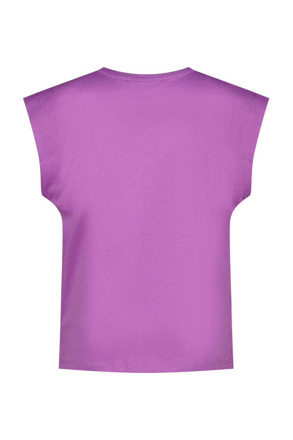 Vingino T-shirt met tekst paars