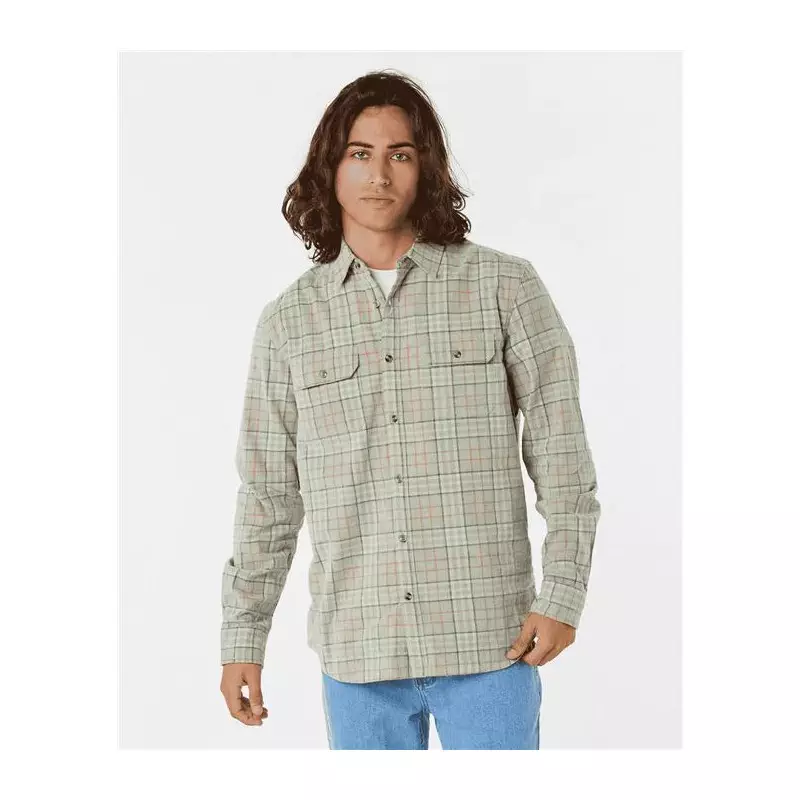 Chemise RIPCURL Swc Cord Plaid Shirt Sage