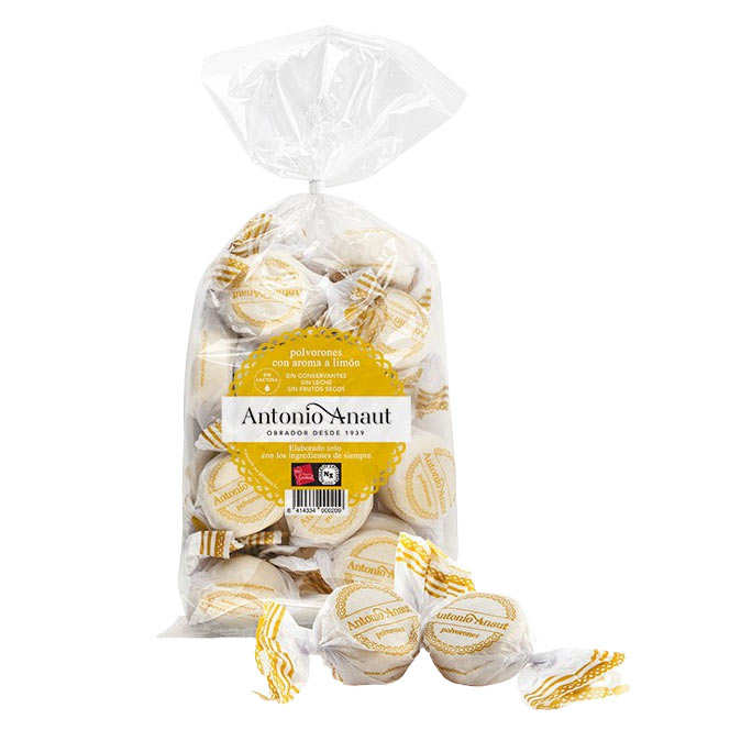 Polvoron artisanal au citron