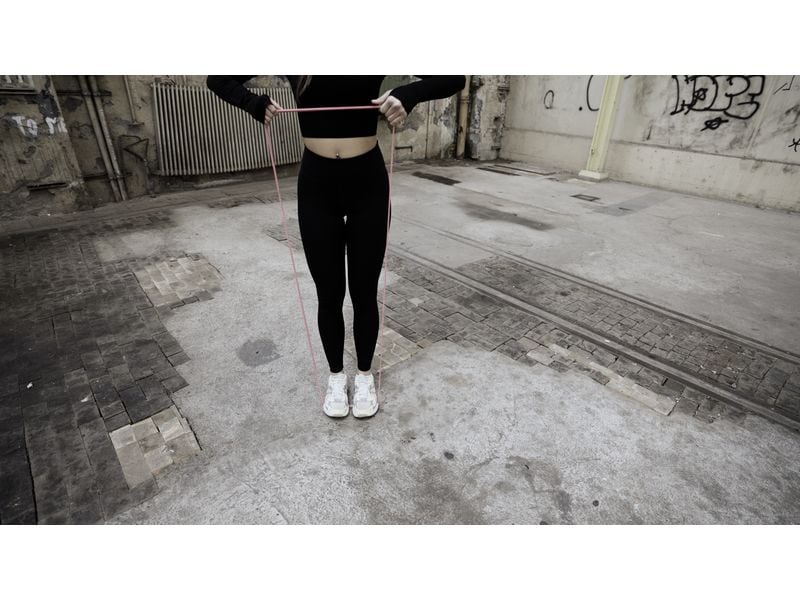 KOOR Fitnessband extra leicht, Pink Hochwiderstandsband für das Training zu Hause