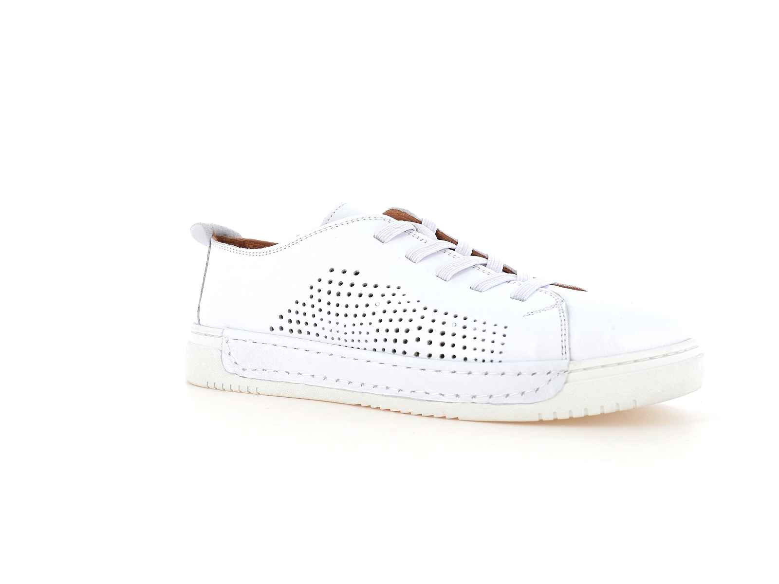 Elue par nous-RENNO Cuir Blanc