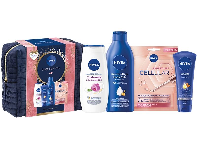 NIVEA Geschenkset Care For You 2024 Körperpflegeset für Damen