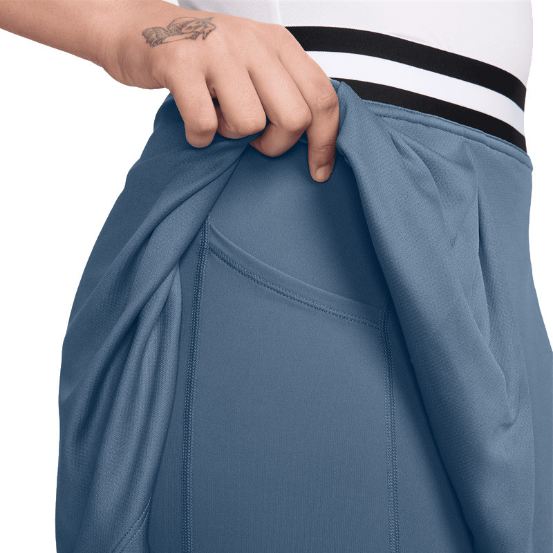 Jupe tennis femme Nike Heritage bleu