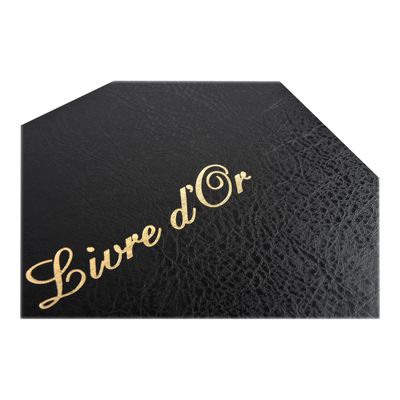 Exacompta Balacron - Livre d'or 21 x 19 cm - noir