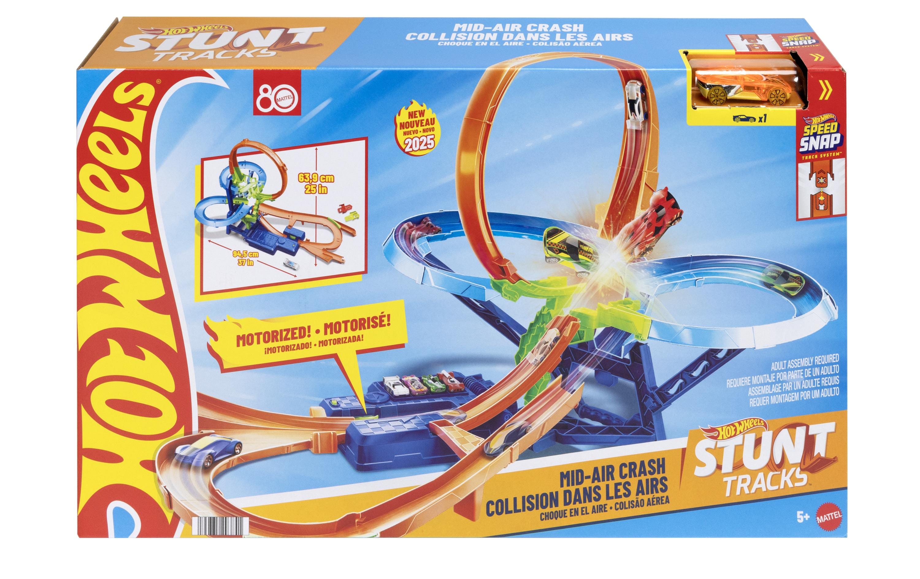 Unendliche Crash-ActionSpielset mit Die-Cast-Spielzeugauto im Massstab 1:64