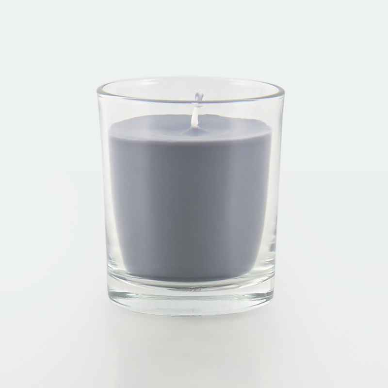 Bougie dans un verre parfum nénuphar
