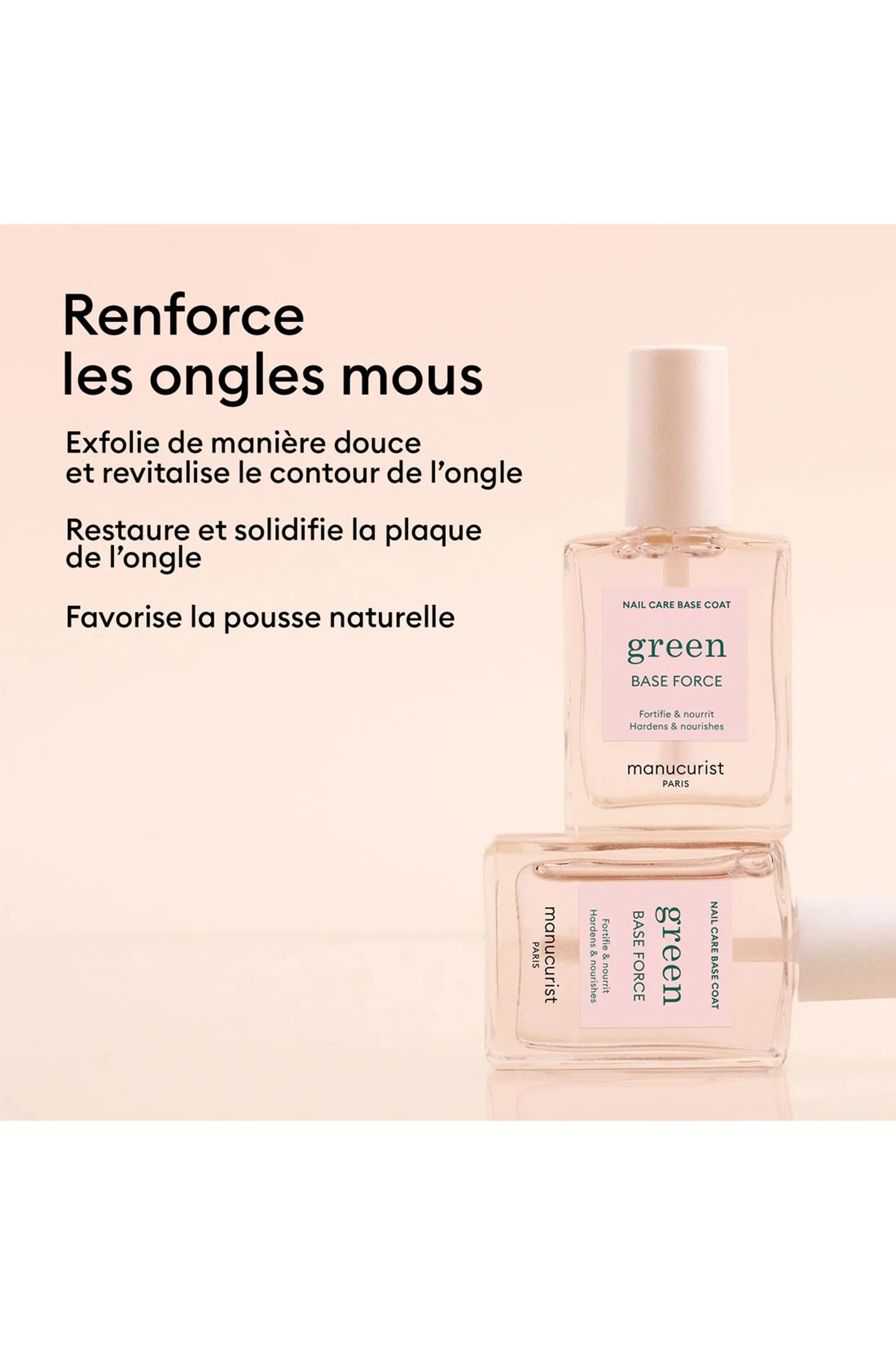 Manucurist Base Force Fortifie & Nourrit-15 ml