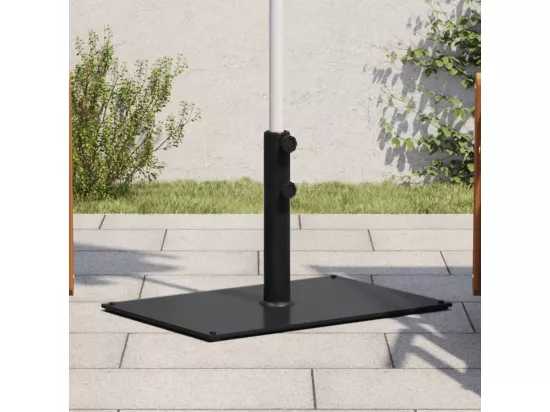 Base de parasol pour mats ?32/38/48 mm 15 kg rectangulaire