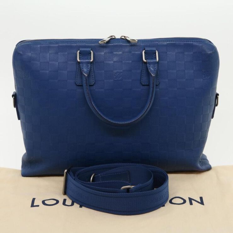 Louis Vuitton Vintage Louis Vuitton Porte Documents Jour Blue