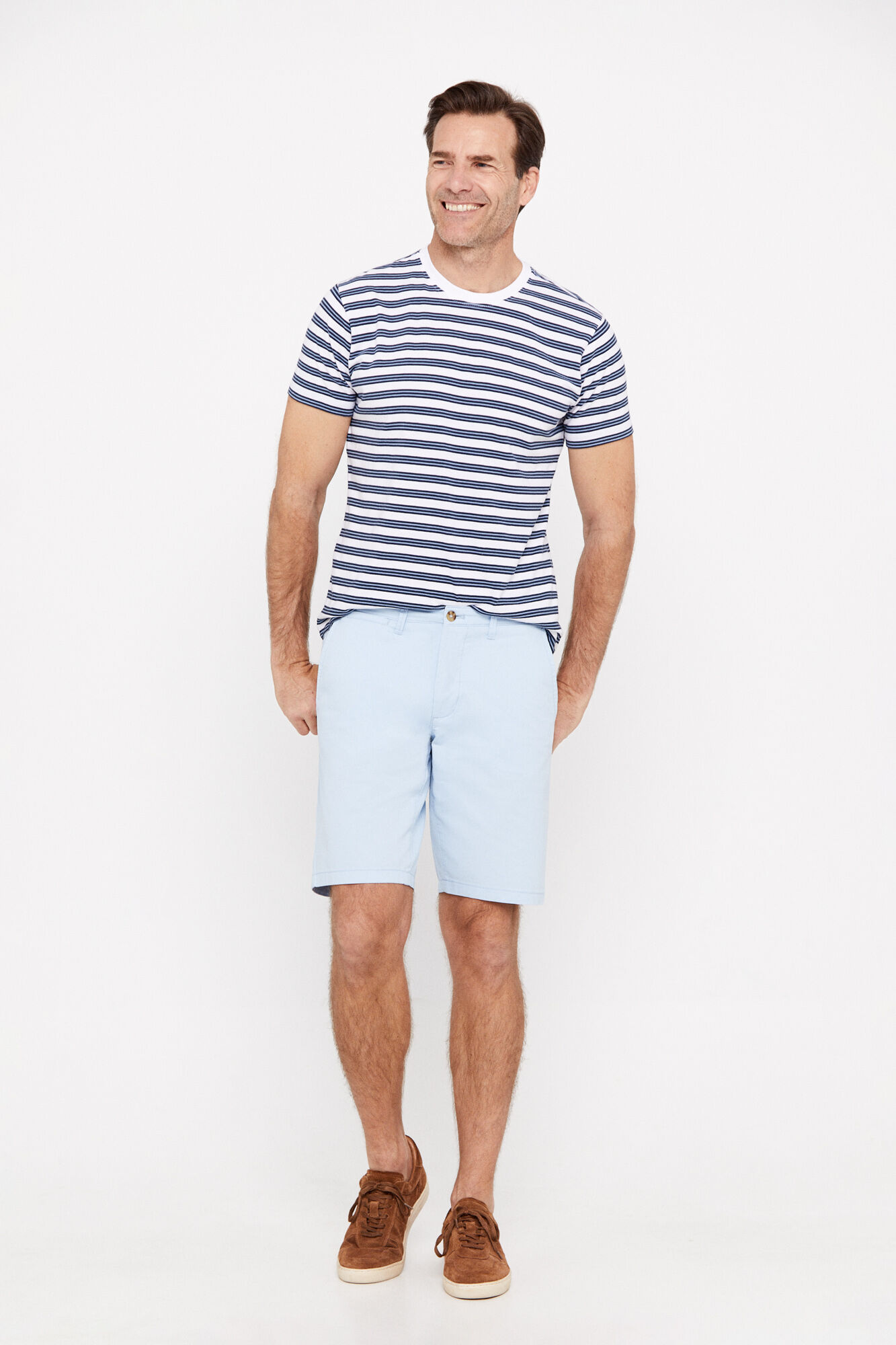 Bermudas básicas chinesas - Azul